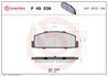 SET PLACUTE FRANA BREMBO P 49 036 - Compatibil cu BESTURN (FAW), MAZDA