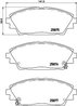 SET PLACUTE FRANA BREMBO P 49 050 - Compatibil cu MAZDA, MAZDA (CHANGAN)