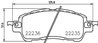 Set placute frana Brembo P 49 055