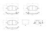 Set placute frana Brembo P 49 067