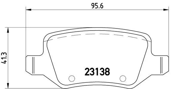 Set placute frana Brembo P 50 058