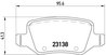Set placute frana Brembo P 50 058