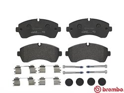 SET PLACUTE FRANA BREMBO P 50 059 - Compatibil cu MERCEDES-BENZ, MERCEDES-BENZ (FJDA), VW