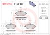 SET PLACUTE FRANA BREMBO P 50 067 - Compatibil cu MERCEDES-BENZ, MERCEDES-BENZ (BBDC)