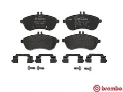 SET PLACUTE FRANA BREMBO P 50 067 - Compatibil cu MERCEDES-BENZ, MERCEDES-BENZ (BBDC)