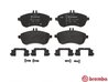 SET PLACUTE FRANA BREMBO P 50 067 - Compatibil cu MERCEDES-BENZ, MERCEDES-BENZ (BBDC)