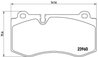 Set placute frana Brembo P 50 074X