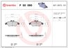 Set placute frana Brembo P 50 080