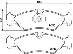 Set placute frana Brembo P 50 081