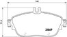 Set placute frana Brembo P 50 093X