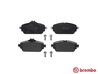 SET PLACUTE FRANA BREMBO P 50 118 - Compatibil cu MERCEDES-BENZ, MERCEDES-BENZ (BBDC)