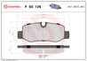 Set placute frana Brembo P 50 126
