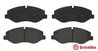 SET PLACUTE FRANA BREMBO P 50 129 - Compatibil cu MERCEDES-BENZ, MERCEDES-BENZ (FJDA)