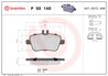 SET PLACUTE FRANA BREMBO P 50 140 - Compatibil cu INFINITI, MERCEDES-BENZ, MERCEDES-BENZ (BBDC)