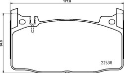 Set placute frana Brembo P 50 143