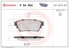 SET PLACUTE FRANA BREMBO P 54 063 - Compatibil cu MITSUBISHI, MITSUBISHI (GAC)