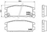 Set placute frana Brembo P 59 021
