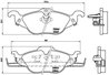 Set placute frana Brembo P 59 030