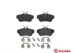 SET PLACUTE FRANA BREMBO P 61 095 - Compatibil cu CITROEN, FIAT, PEUGEOT, TOYOTA