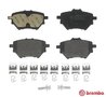 SET PLACUTE FRANA BREMBO P 61 122 - Compatibil cu BYD, CITROEN, CITROEN (DF-PSA), DS, DS (CAPSA), FENGXING, FIAT, FORD (JMC), GA