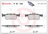 Set placute frana Brembo P 61 126