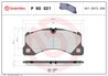 Set placute frana Brembo P 65 021