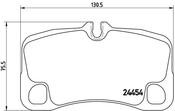 Set placute frana Brembo P 65 022