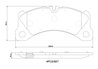 SET PLACUTE FRANA BREMBO P 65 047 - Compatibil cu PORSCHE