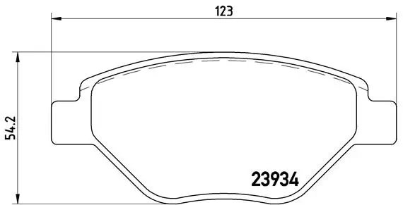 SET PLACUTE FRANA BREMBO P 68 031 - Compatibil cu RENAULT