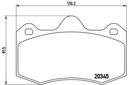 Set placute frana Brembo P 68 051