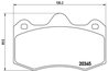 Set placute frana Brembo P 68 051