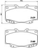 SET PLACUTE FRANA BREMBO P 83 069 - Compatibil cu TOYOTA