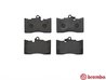 SET PLACUTE FRANA BREMBO P 83 072 - Compatibil cu LEXUS, TOYOTA, TOYOTA (FAW)