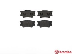 SET PLACUTE FRANA BREMBO P 83 089 - Compatibil cu DAIHATSU, LEXUS, TOYOTA, TOYOTA (FAW), TOYOTA (GAC)