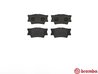SET PLACUTE FRANA BREMBO P 83 089 - Compatibil cu DAIHATSU, LEXUS, TOYOTA, TOYOTA (FAW), TOYOTA (GAC)