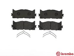 SET PLACUTE FRANA BREMBO P 83 117 - Compatibil cu DAIHATSU, LEXUS, TOYOTA, TOYOTA (GAC)