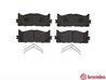 SET PLACUTE FRANA BREMBO P 83 117 - Compatibil cu DAIHATSU, LEXUS, TOYOTA, TOYOTA (GAC)