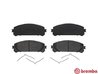 SET PLACUTE FRANA BREMBO P 83 145 - Compatibil cu DAIHATSU, LEXUS, SUBARU, TOYOTA, TOYOTA (GAC)