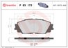 SET PLACUTE FRANA BREMBO P 83 172 - Compatibil cu DAIHATSU, LEXUS, TOYOTA, TOYOTA (FAW), TOYOTA (GAC)