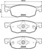 Set placute frana Brembo P 83 185