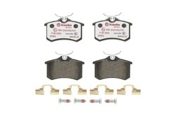 SET PLACUTE FRANA BREMBO P 85 020X - Compatibil cu AUDI, AUDI (FAW), CITROEN, CITROEN (DF-PSA), DS, FIAT, FORD, HONGQI, JETTA, L