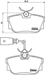SET PLACUTE FRANA BREMBO P 85 046 - Compatibil cu VW