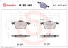 SET PLACUTE FRANA BREMBO P 85 061 - Compatibil cu FORD, SEAT, VW