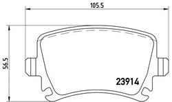 Set placute frana Brembo P 85 073