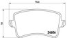 SET PLACUTE FRANA BREMBO P 85 099X - Compatibil cu AUDI