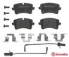 SET PLACUTE FRANA BREMBO P 85 118 - Compatibil cu AUDI, AUDI (FAW), VW (SVW)