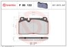 SET PLACUTE FRANA BREMBO P 85 122 - Compatibil cu AUDI