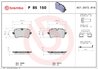 Set placute frana Brembo P 85 150