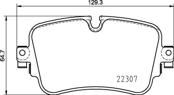 SET PLACUTE FRANA BREMBO P 85 161 - Compatibil cu AUDI, VW