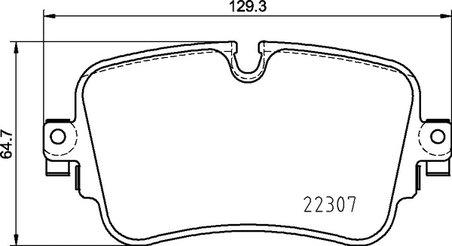 SET PLACUTE FRANA BREMBO P 85 161 - Compatibil cu AUDI, VW